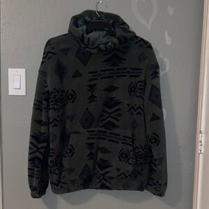 Forest Green Sherpa Hoodie